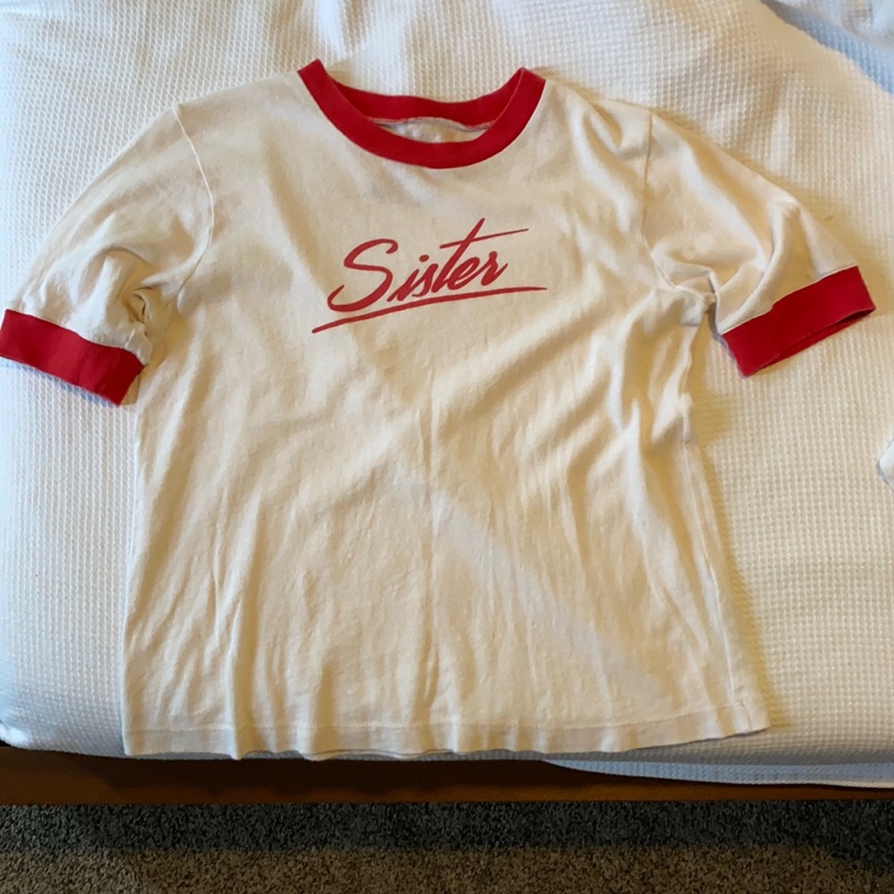 Madewell x girls inc. ringer tee